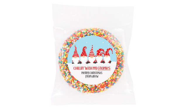 Gnomies Christmas Custom Giant Chocolate Freckles