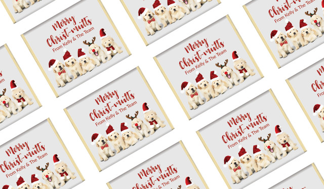 Gorgeous Puppies Christmas Mini Chocolates