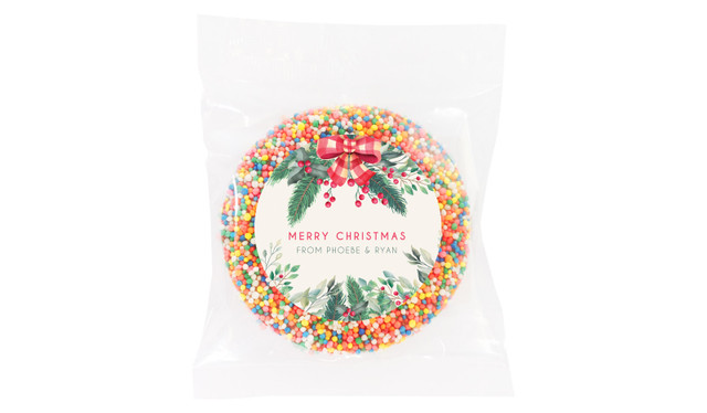 Country Style Christmas Custom Giant Chocolate Freckles
