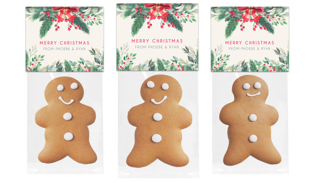 Country Style Christmas Gingerbread Man With Custom Topper