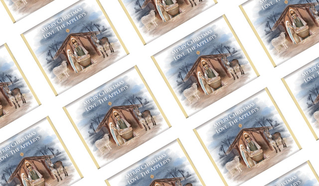 Nativity Scene Christmas Mini Chocolates