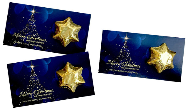 Blue Night Personalised Star Card