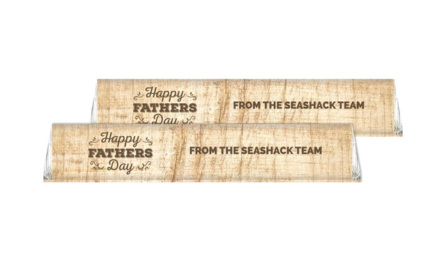 Timber Message Personalised Father's Day Toblerone Chocolate 50g