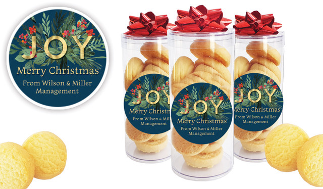 Joy Personalised Shortbread Cookie Jar