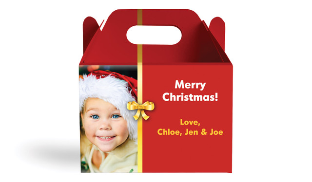 Add A Photo Personalised Gable Favour Box