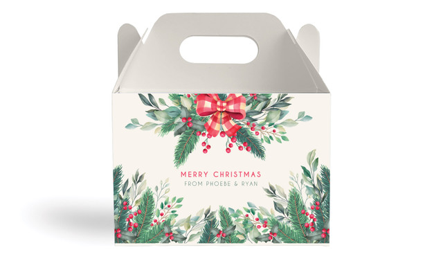 Country Style Personalised Gable Favour Box