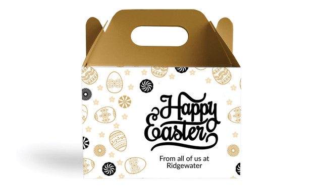 Sophisticated Personalised Gable Favour Box