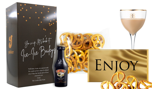 Personalised Drinks & Nibbles Kit - Ice, Ice, Baileys