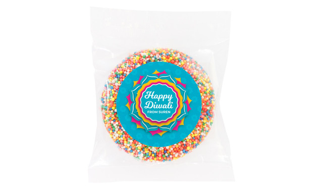 Bright Blue Diwali Personalised Giant Freckle