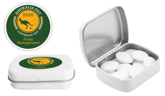 Australia Day Emblem Australia Day Personalised Mint Tins