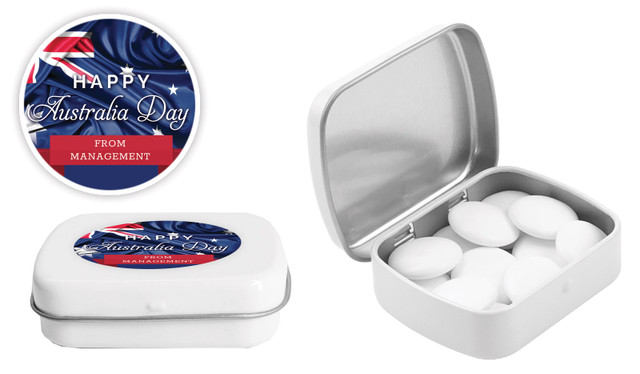 Australian Flag Australia Day Personalised Mint Tins