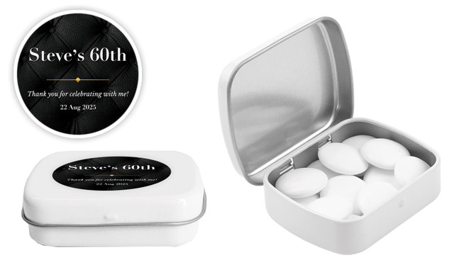 Chesterfield Personalised Mint Tins
