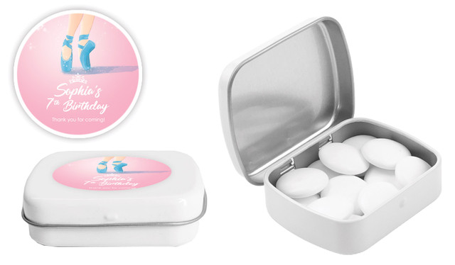 Ballet Kids Party Personalised Mint Tins