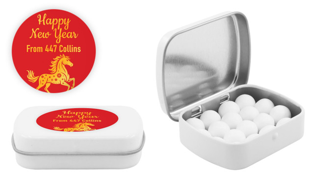 Happy Chinese New Year Personalised Mint Tins