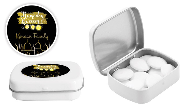 Mosque Ramadan Eid Personalised Mint Tins