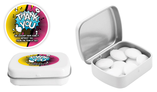 Fun Starburst Personalised Mint Tins