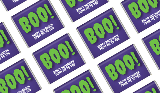Boo Halloween Mini Chocolates