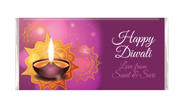 Festive Flames Personalised Diwali Chocolates