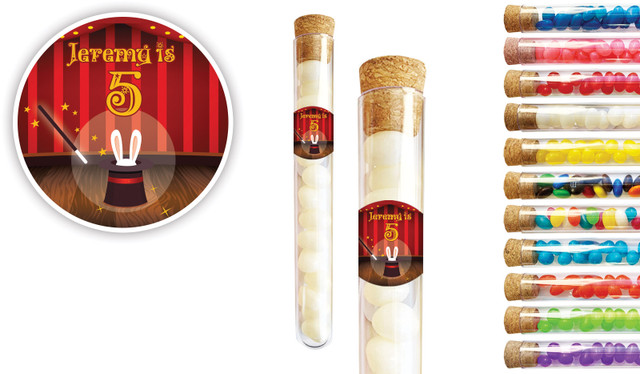 Magician Kids Party Personalised Test Tubes