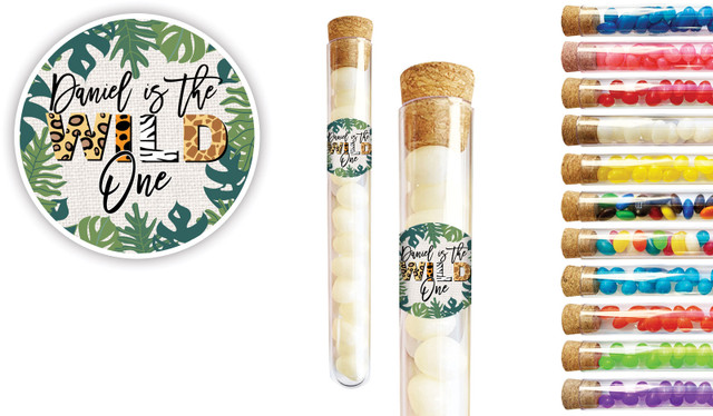 Wild One Kids Party Personalised Test Tubes