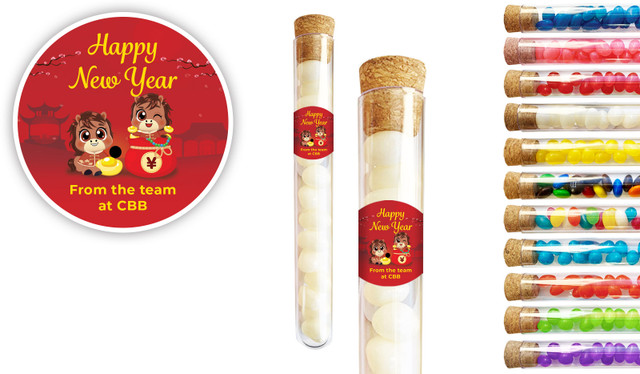 Cute Chinese New Year Personalised Test Tubes