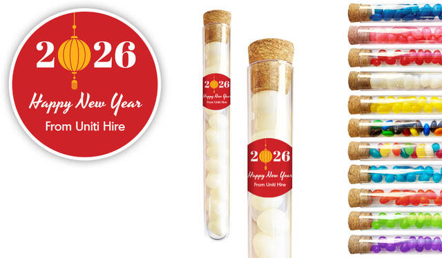 Hanging Lantern Chinese New Year Personalised Test Tubes