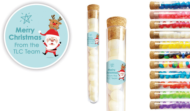 Piggyback Christmas Personalised Test Tubes
