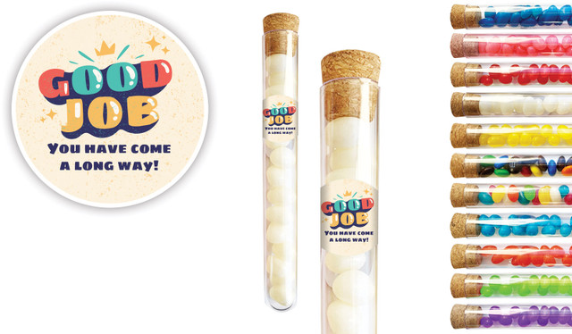 Old School Congratulations Personalised Test Tubes