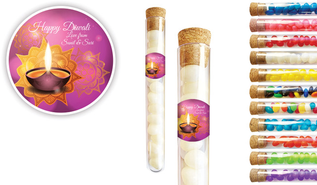 Festive Flames Diwali Personalised Test Tubes