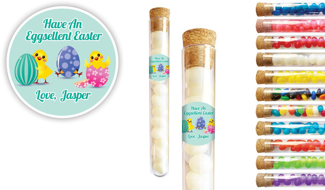 Chickens Hatching Easter Personalised Test Tubes