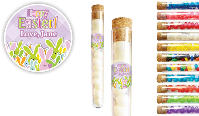 Fluffle Of Bunnies Easter Personalised Test Tubes