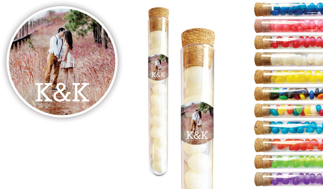All You Need Is Love Engagement Personalised Test Tubes