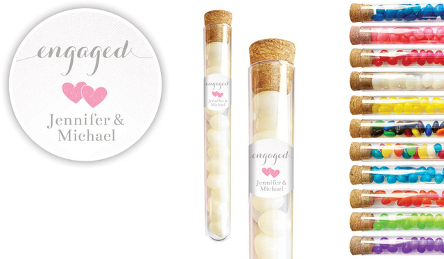 Flowing Words Canvas Engagement Personalised Test Tubes