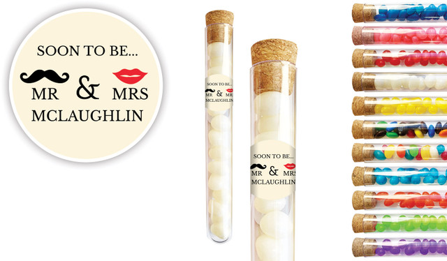 Mr & Mrs Engagement Personalised Test Tubes