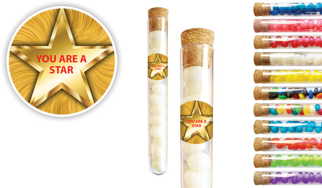 Star Thank You Personalised Test Tubes