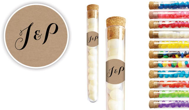 Location Centric Wedding Personalised Test Tubes