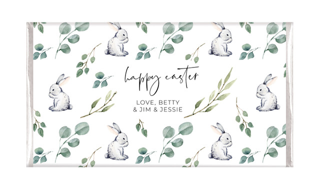 Eucalypt Personalised Easter Chocolate Bars
