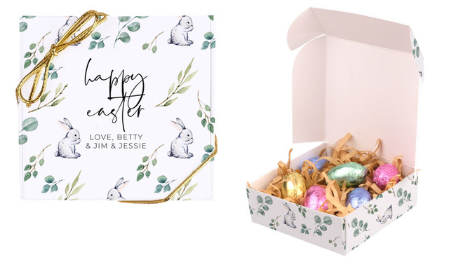 Eucalypt Personalised Easter Egg Nest Box
