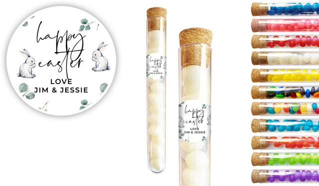 Eucalypt Easter Personalised Test Tubes