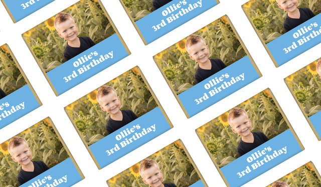 Add A Photo Boys Mini Chocolates