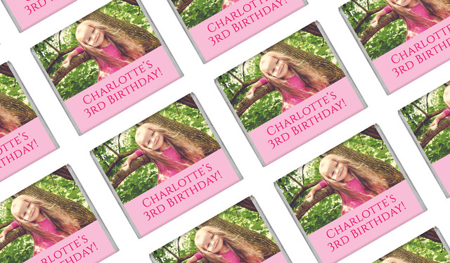 Add A Photo Girls Mini Chocolates