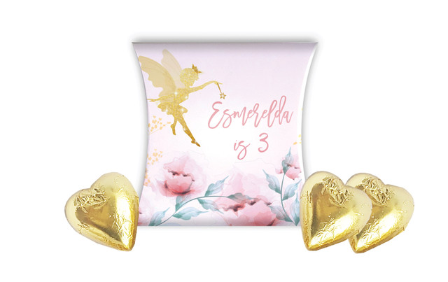 Little Fairy Kids Party Personalised Pillow Boxes
