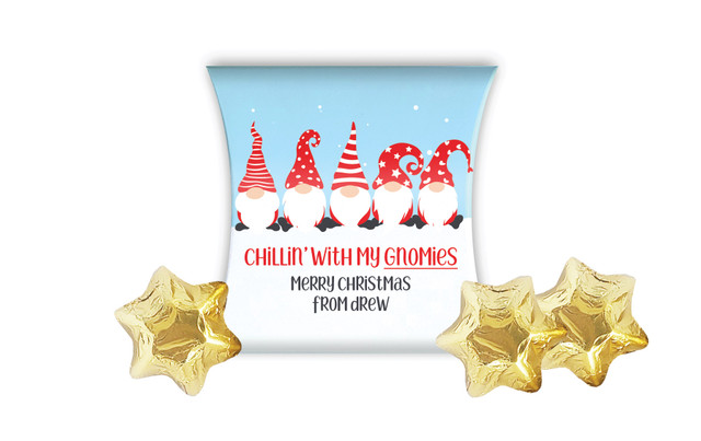 Gnomies Christmas Personalised Pillow Boxes