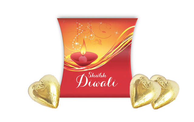 Radiant Diwali Personalised Pillow Boxes