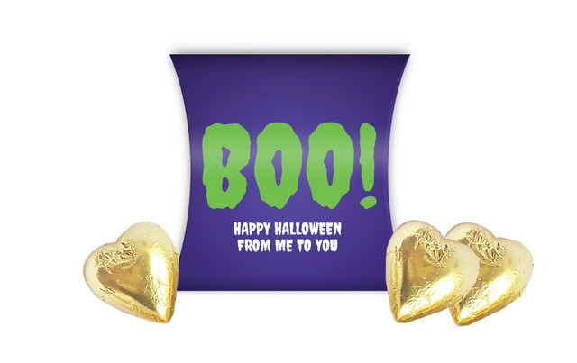Boo Halloween Personalised Pillow Boxes