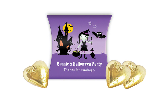 Halloween Witch Halloween Personalised Pillow Boxes