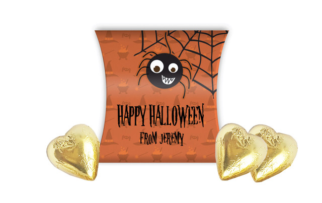 Spider Halloween Personalised Pillow Boxes
