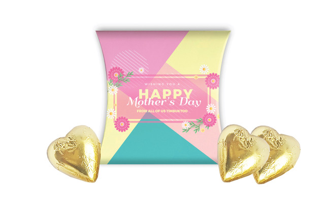 Bold Colours Mothers Day Personalised Pillow Boxes