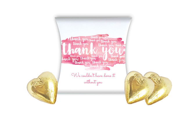 Many Thankyous Thank You Personalised Pillow Boxes