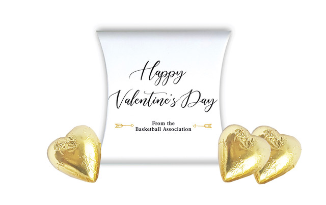 Simple Sentiment Valentines Day Personalised Pillow Boxes